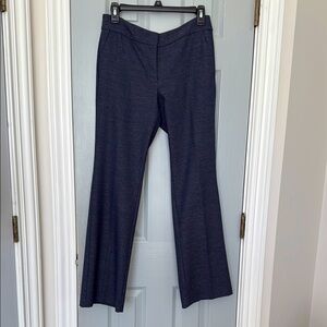 Chic Navy Flared Ann Taylor Pants